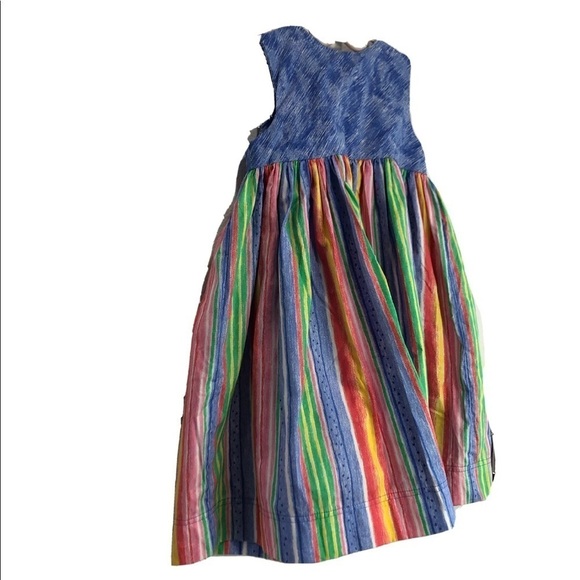 PJ Lindberg maxi sleeveless button front girls colorful summer dress size:4T - Picture 6 of 15